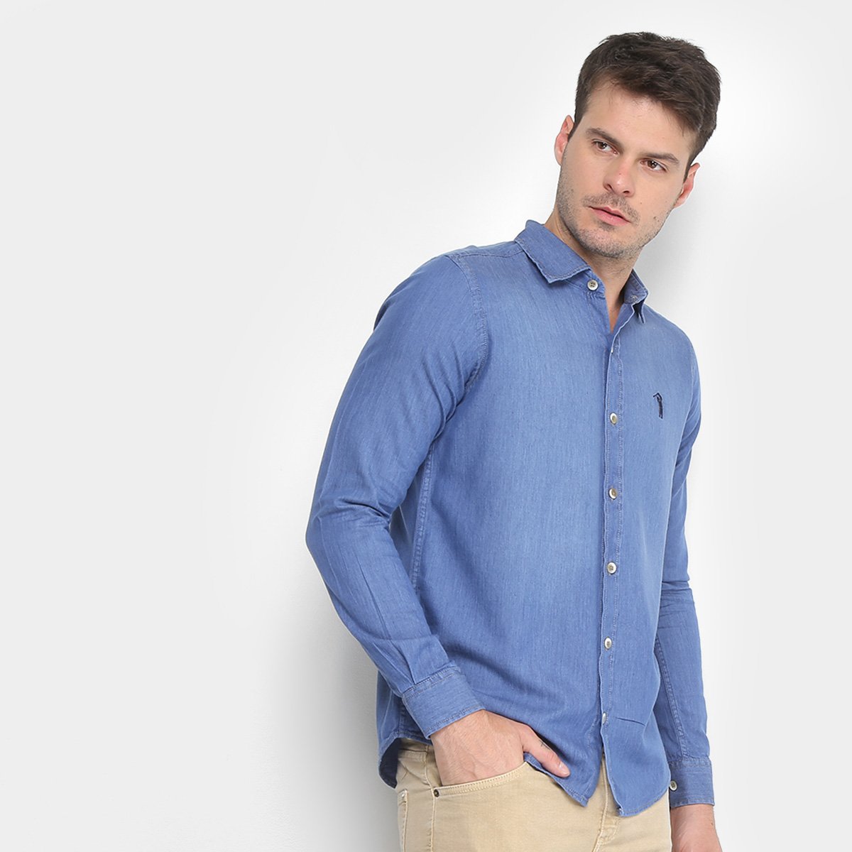 camisa jeans aleatory