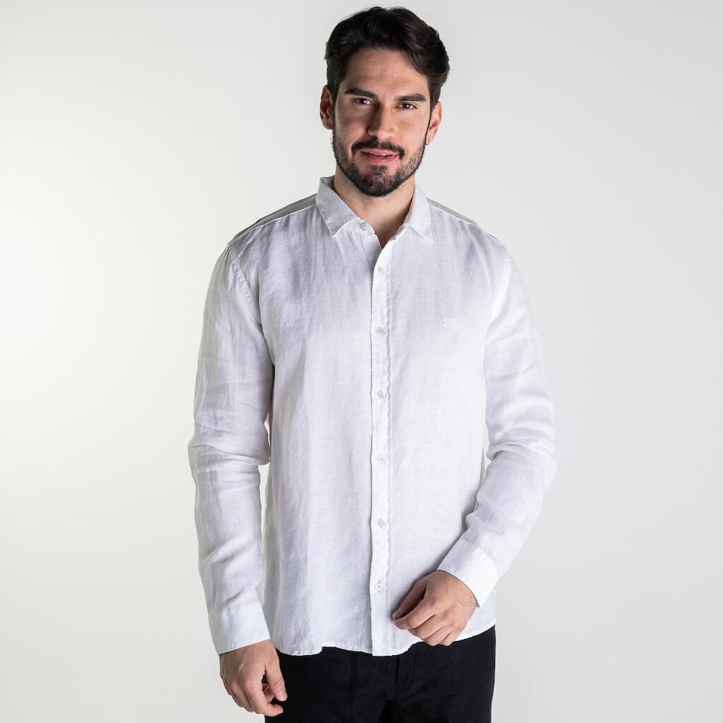 Camisa John John Linho Branca
