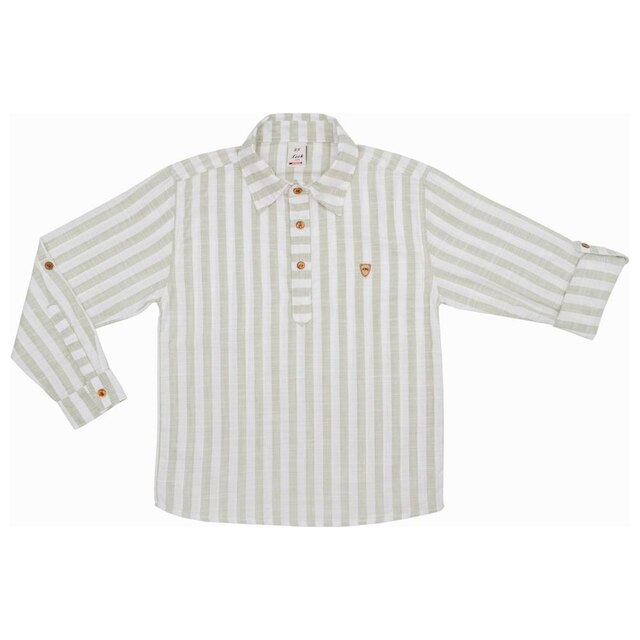 Camisa Juvenil Look Jeans Bata Listras - 4 - UNICA