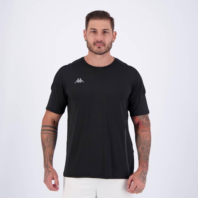 Camisa Kappa Tully Preta