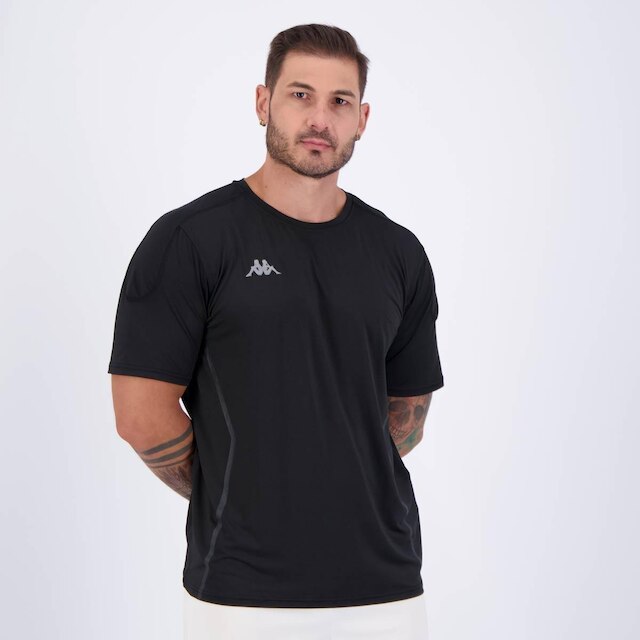 Camisa Kappa Tully Preta