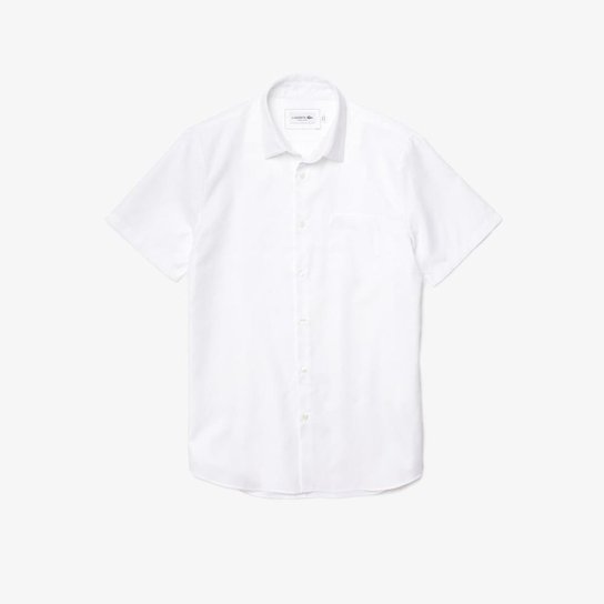 Camisa Lacoste Regular Fit - Branco