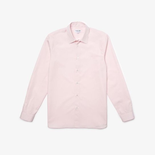 Camisa Lacoste Regular Fit - Rosa Claro