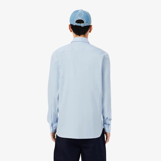 Camisa Lacoste Slim Fit em Popeline Stretch Masculina