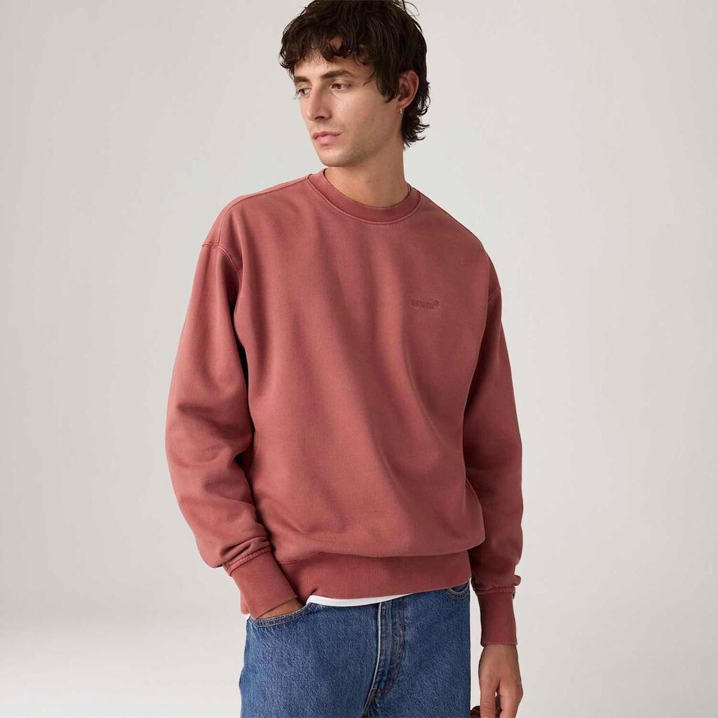 Camisa Levi's Authentic Crew Vermelha Masculina