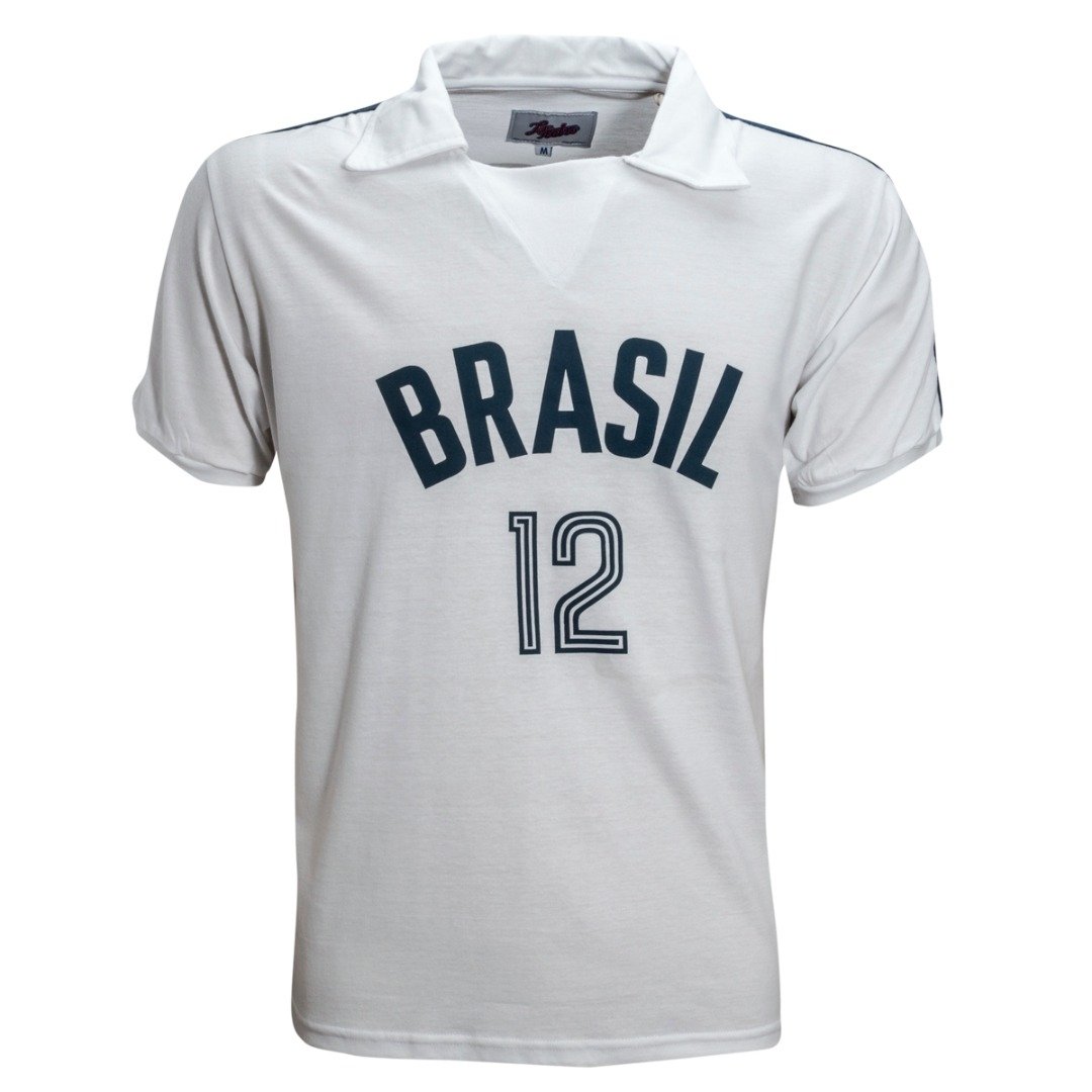 Camisa Liga Retrô Brasil Vôlei 1984 Menor preço em Camisa Liga Retrô Brasil Vôlei 1984