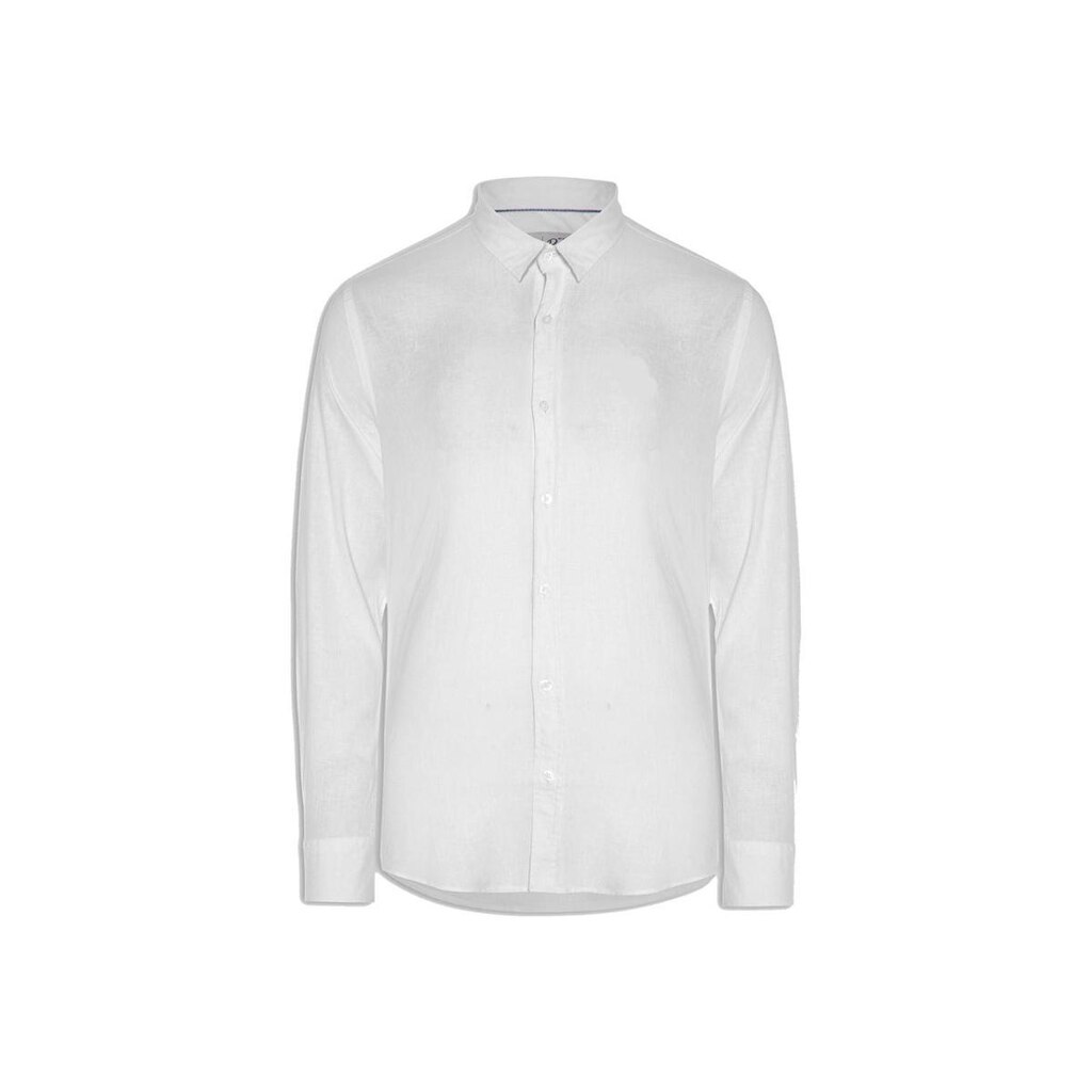 Camisa Linho Manga Longa Branco Tam. GG