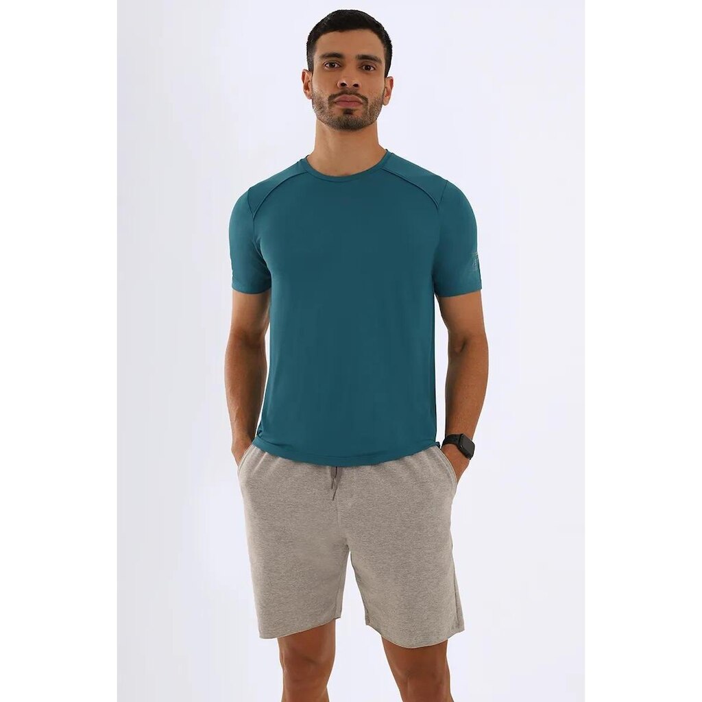 CAMISA LUPO RUN LSPORT 77143 001 VERDE AGUA MASCULINO
