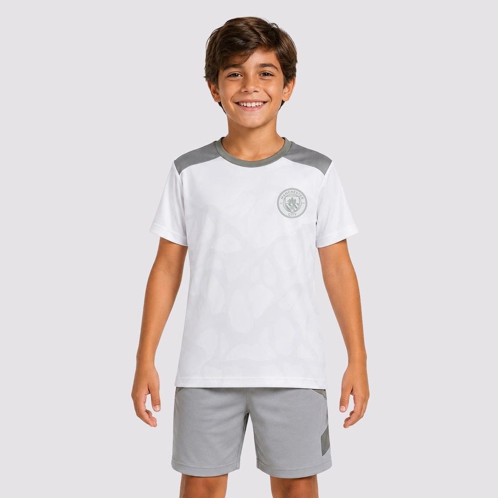 Camisa Manchester City Medlock Infantil  Feminino