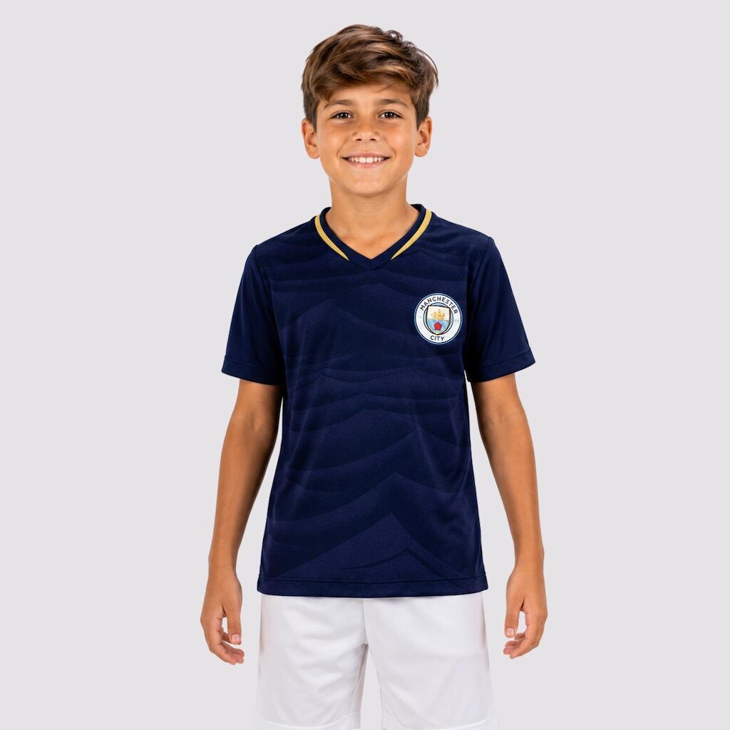 Camisa Manchester City Peter Infantil