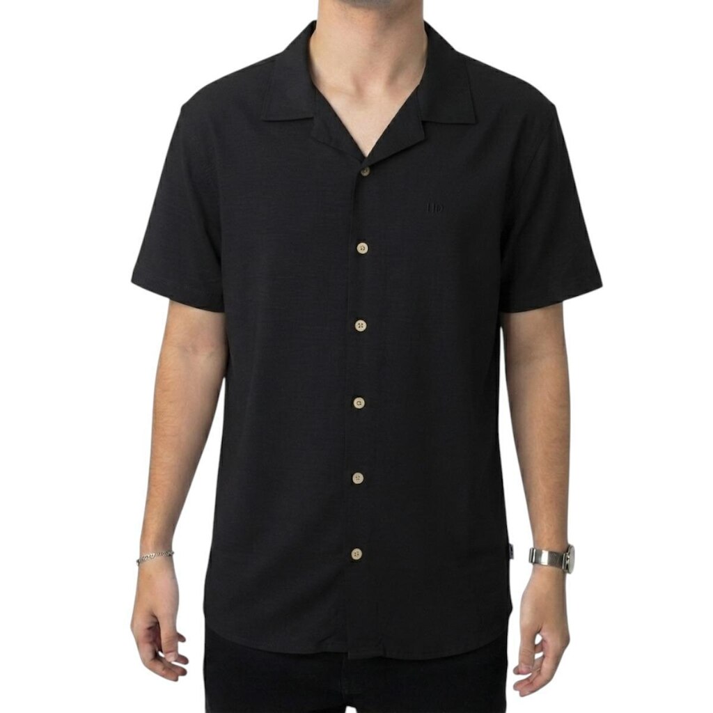 Camisa Manga Curta Linho Tec Hawaiian Dreams- HD