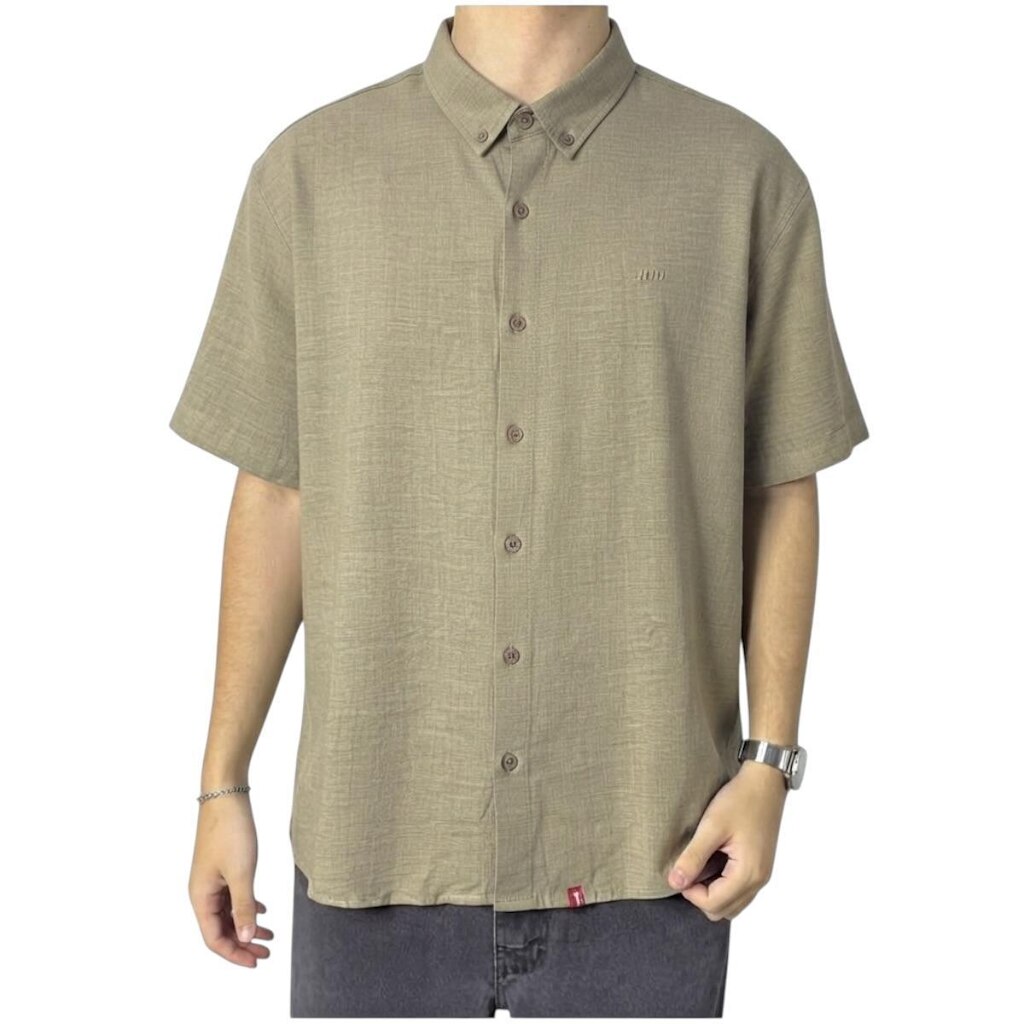 Camisa Manga Curta Linho Tec HD- Hawaiian Dreams