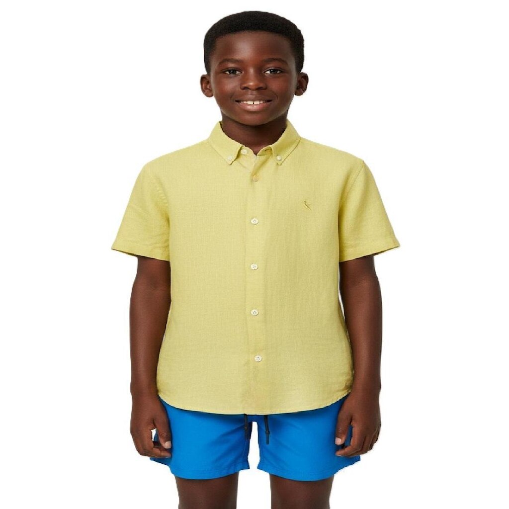 Camisa Manga Curta Tp Linho Reserva Mini