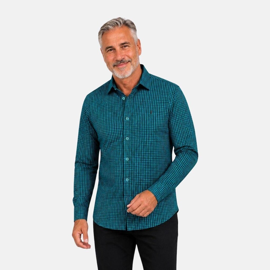 Camisa Manga Longa Algodão Egípcio Premium Medson