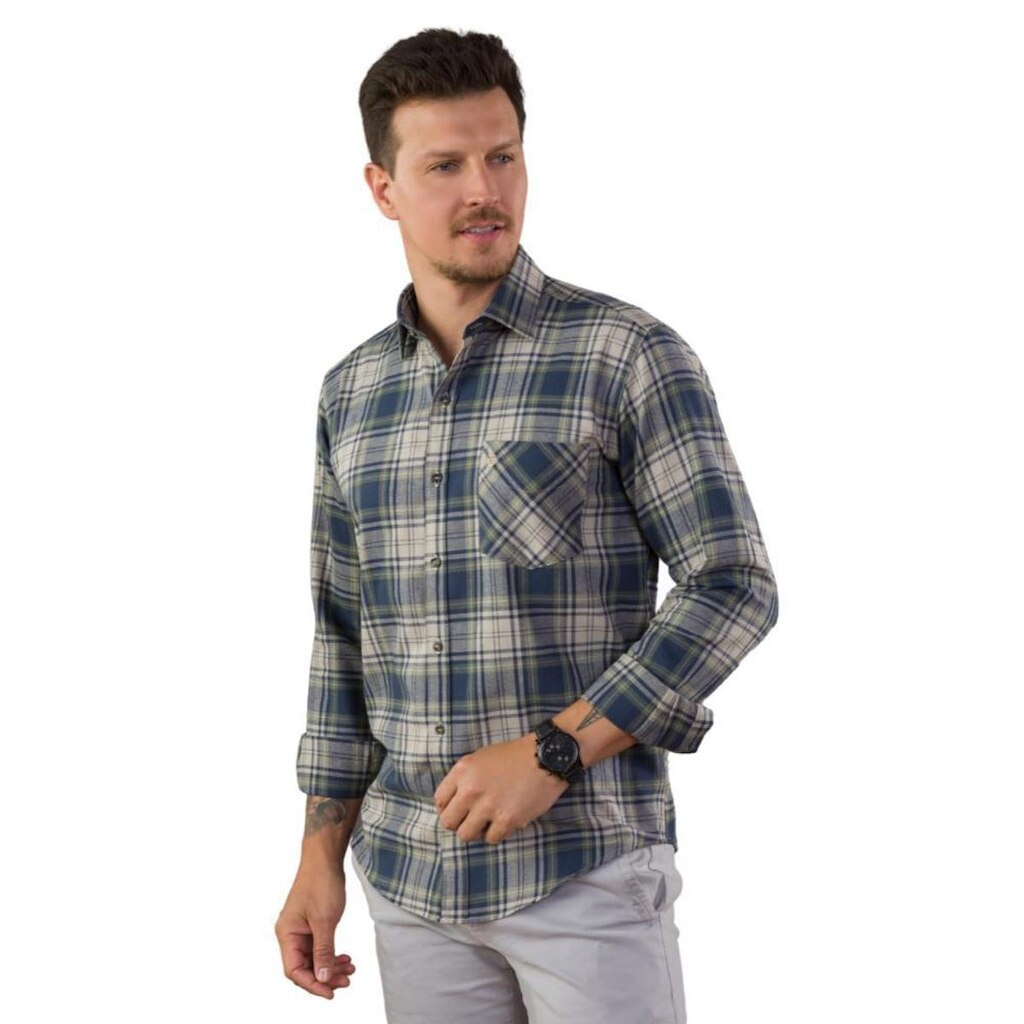 CAMISA MANGA LONGA BAUMGARTEN FLANELA MASCULINO