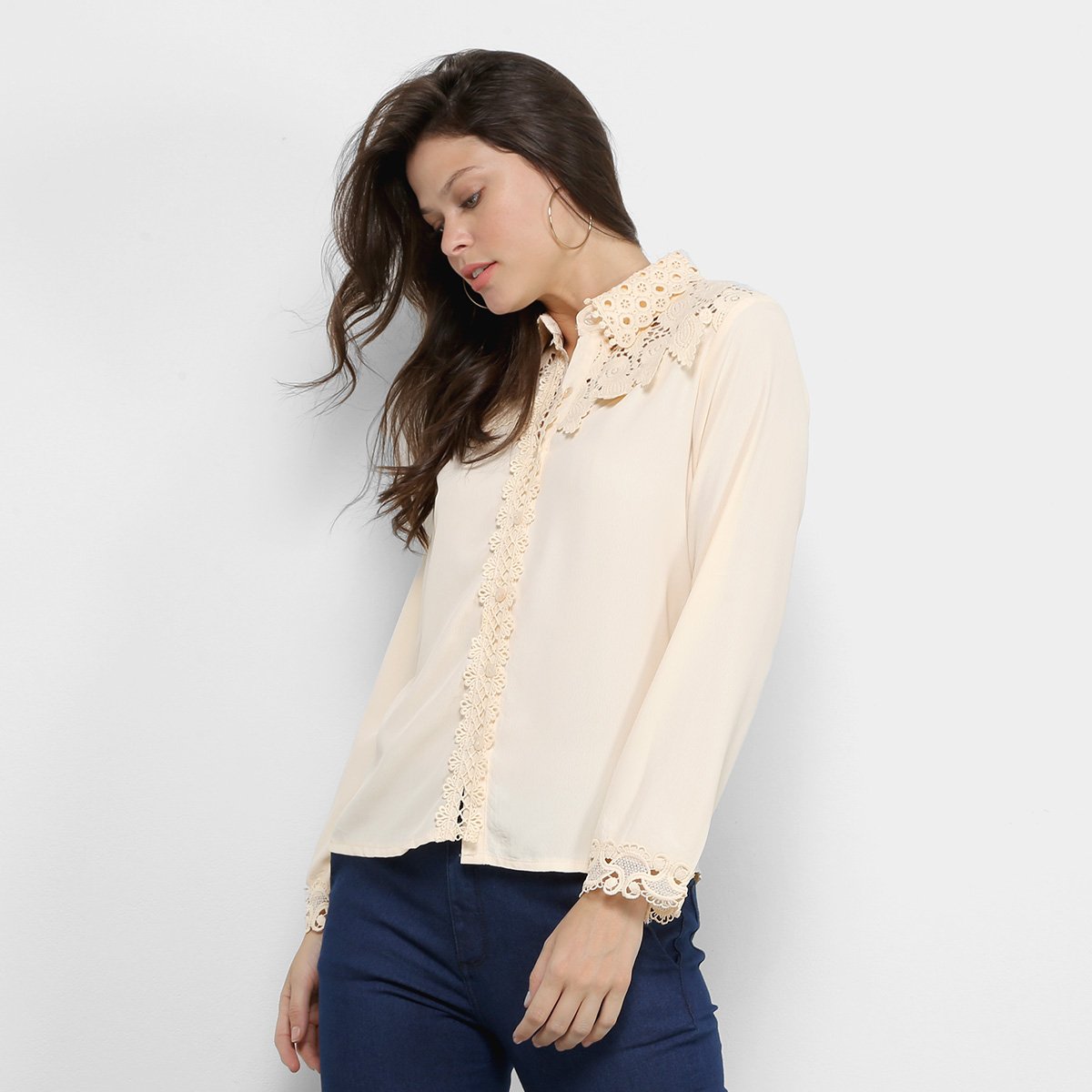 camisa feminina chic