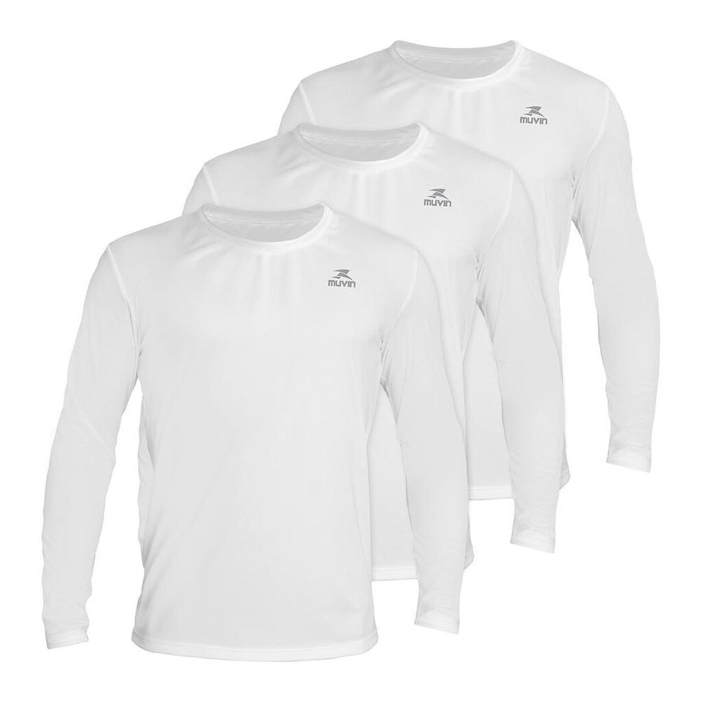 Camisa Manga Longa Dry Basic LS FPS50 - Masculino - Kit com 3