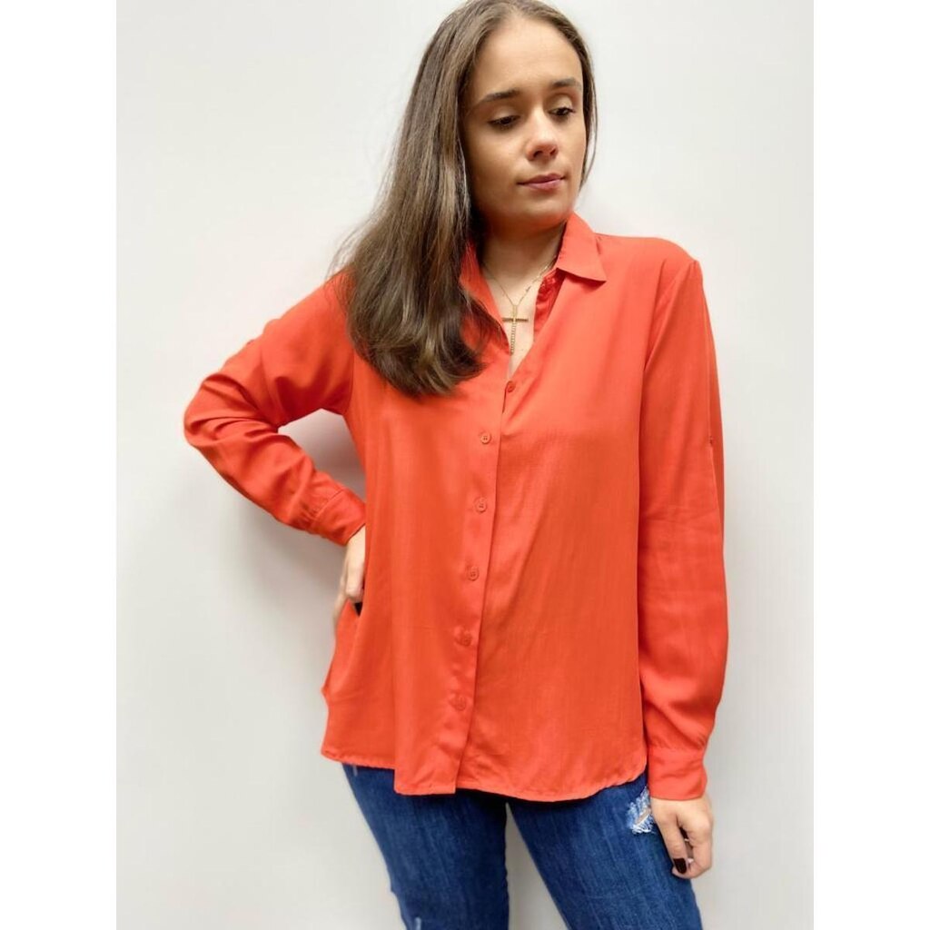Camisa manga longa em viscose