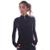 Camisa Manga Longa Gola Alta Viscolycra Feminina Academia Inverno Frio Mechler - Preto