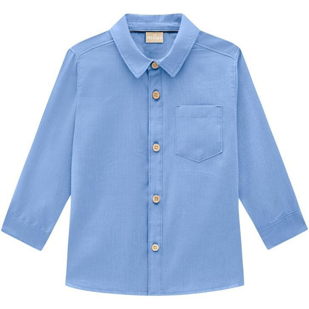 Camisa Manga Longa Infantil Masculina Milon