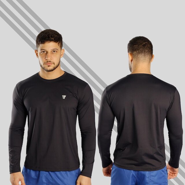 Camisa Manga Longa Masculina Proteção Solar +50 Segunda Pele