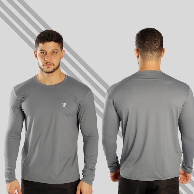 Camisa Manga Longa Masculina Proteção Solar +50 Segunda Pele