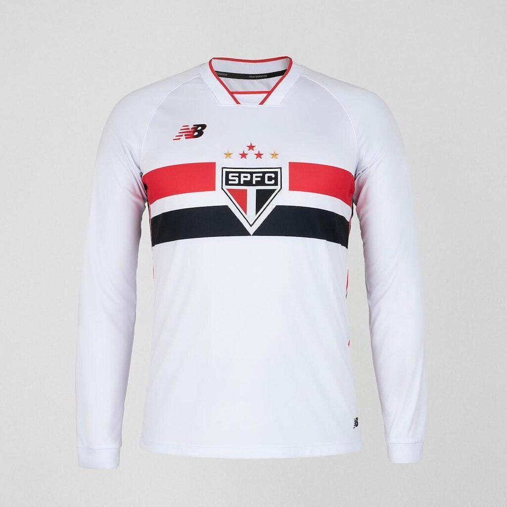 Camisa Manga Longa São Paulo FC Home 2026 New Balance