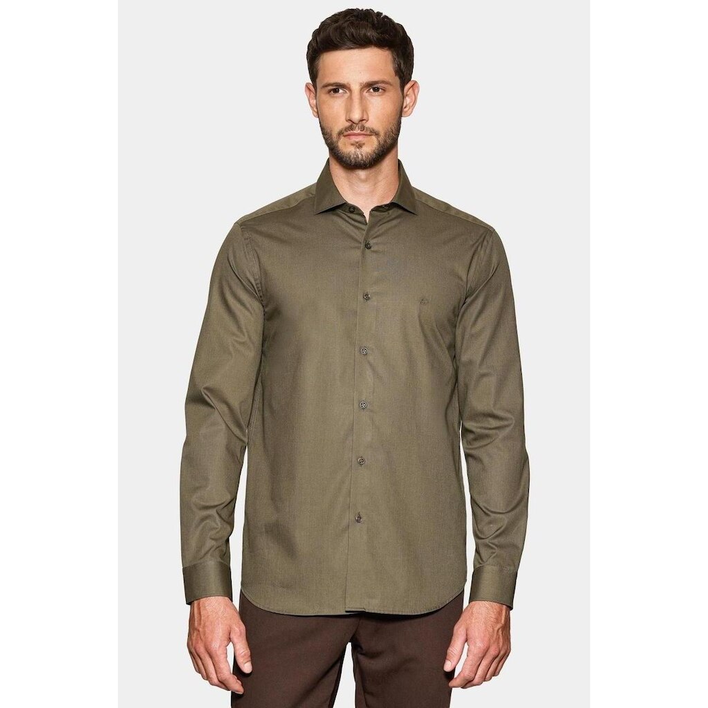 Camisa Manga Longa Slim Damero Aramis