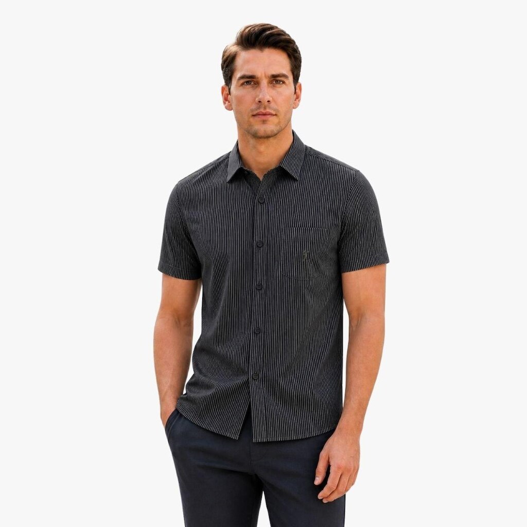 Camisa Masculina Alto Padrão Algodão Egípcio Medson
