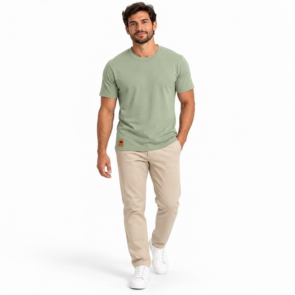 Camisa Masculina Biogás Básica Algodão Premium com Elastano V25.A.67730