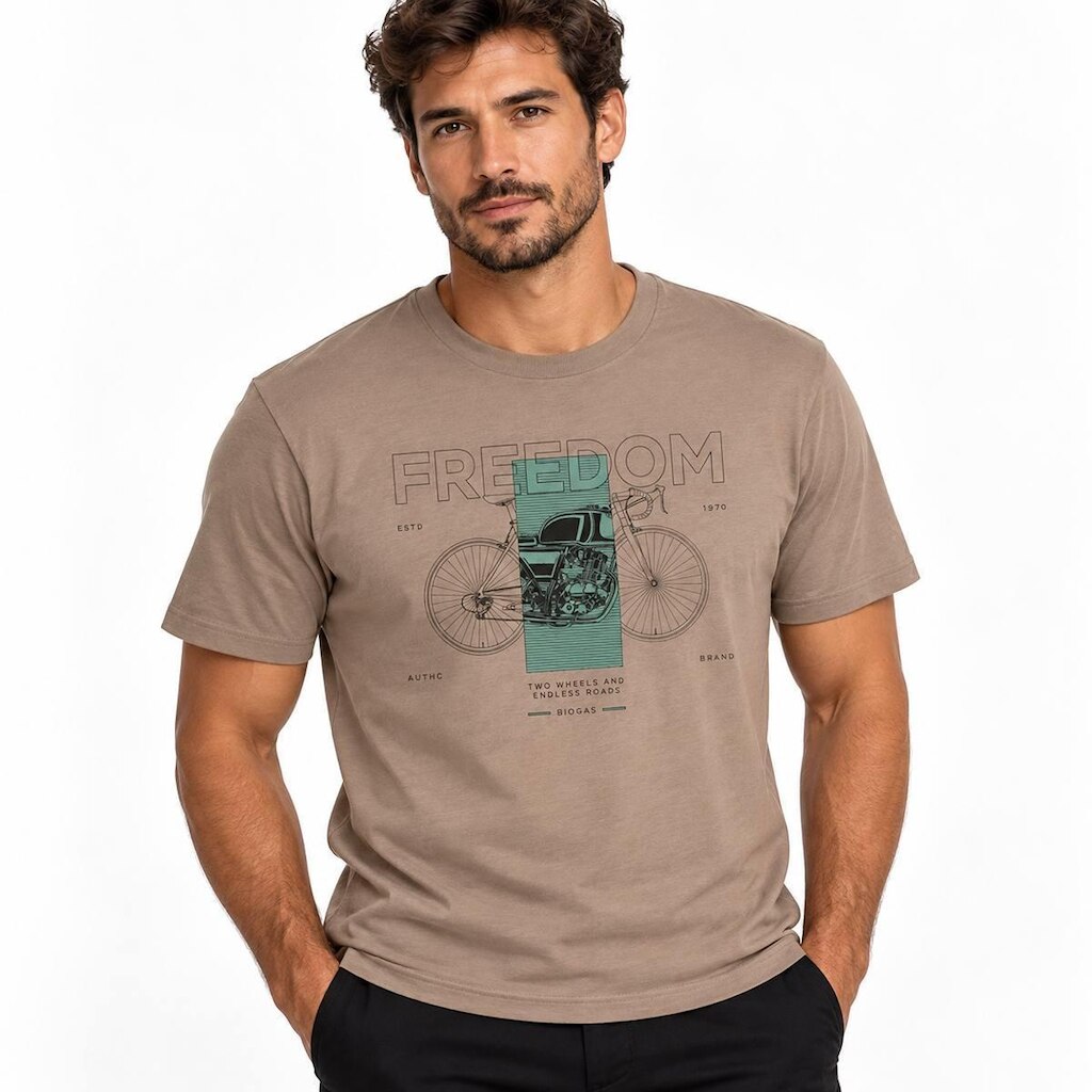 Camisa Masculina Biogás Duas Rodas e Algodão Premium V26.A.68152