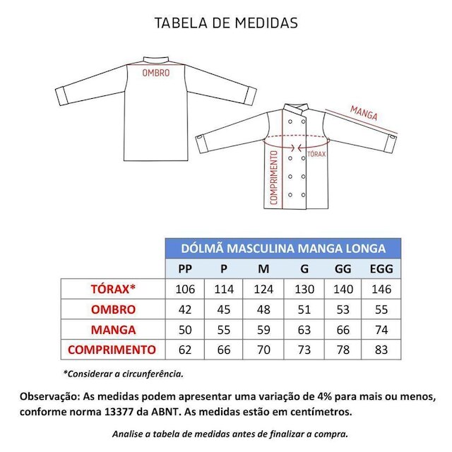 Camisa Masculina Branco - Camisa Chefe