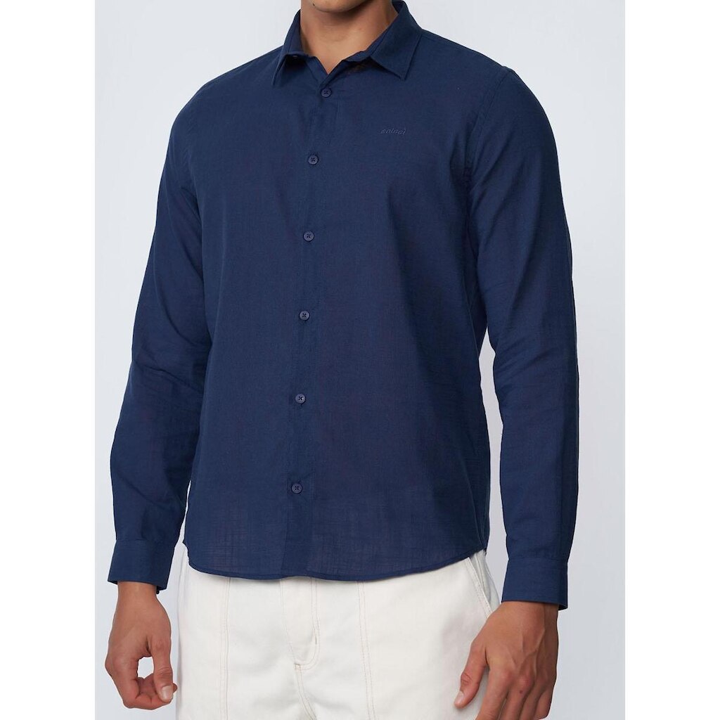 Camisa Masculina Colcci Manga Longa Relax