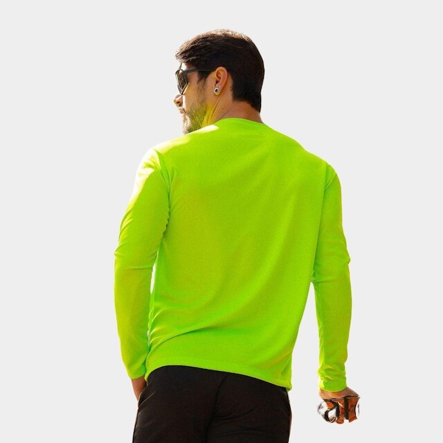 Camisa Masculina com Proteção UV 50+ Manga Longa Poliéster TR4