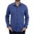Camisa Masculina Docthos Slim Marinho - 249840 - Azul