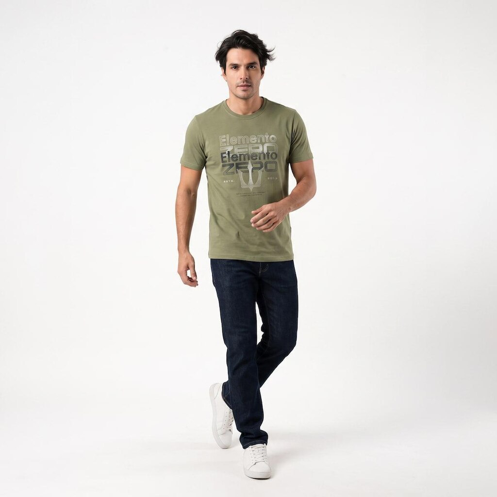 Camisa Masculina Elemento Zero Verde 01.88.201