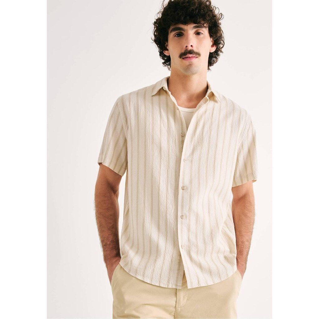 Camisa Masculina Fio Tinto Com Liocel