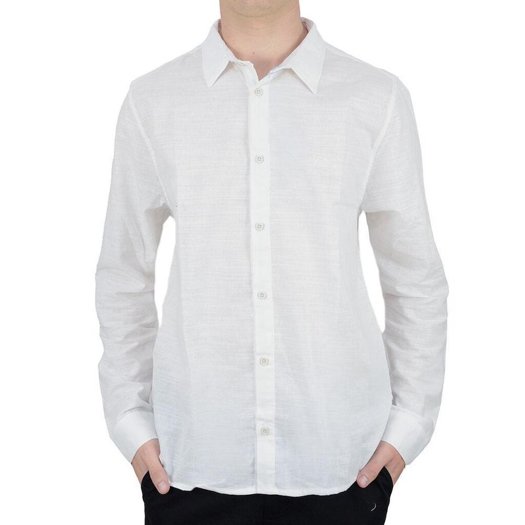 Camisa Masculina Freesurf ML Summer Branca - 1105