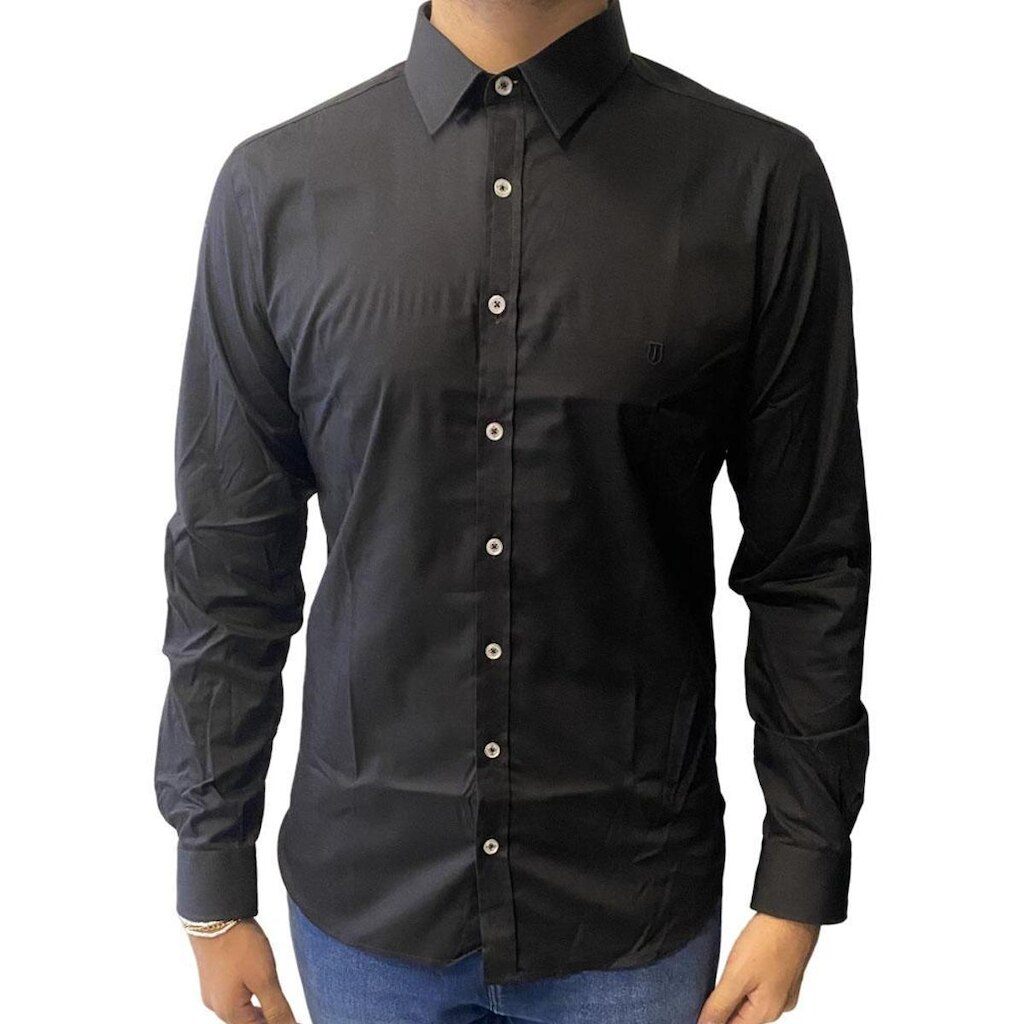 Camisa Masculina Individual Concept Stret Preto