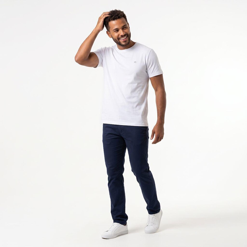 Camisa Masculina Invicci Comfy Algodão com Elastano Bordada 51040