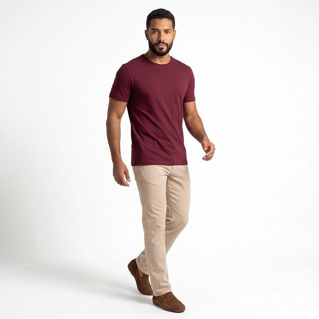 Camisa Masculina Invicci Comfy Algodão com Elastano Bordada 51040