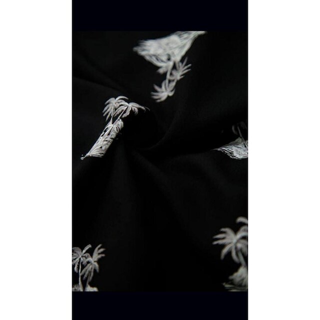 Camisa Masculina Ixória Manga C. Viscose Floral Coqueiros