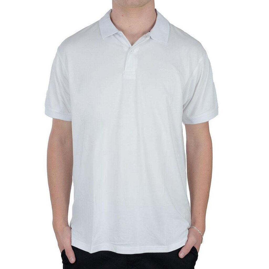 Camisa Masculina JAB Gola Polo Jersey Cotton Premium Branco