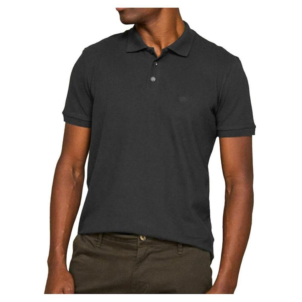 Camisa Masculina Lado Avesso Gola Polo Piquet Cinza - LH422