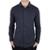 Camisa Masculina Lado Avesso Slim Fit Cinza - LH22 - Cinza