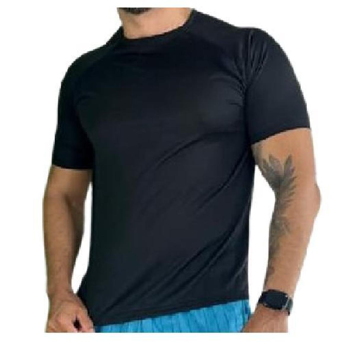 Camisa Masculina Manga Curta Dry Fit Furadinha Malha Fria - Verde água é ruim? Camisa Masculina Manga Curta Dry Fit Furadinha Malha Fria - Verde água é boa?