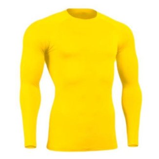 Camisa Masculina Manga Longa Malha Fria Térmica Segunda Pele cor:;Tamanho:P