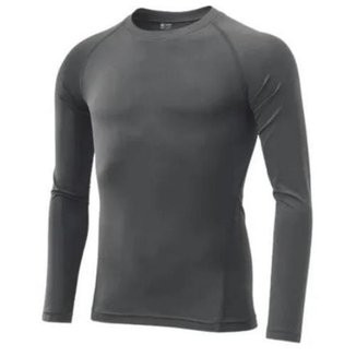 Camisa Masculina Manga Longa Malha Fria Térmica Segunda Pele cor:;Tamanho:P