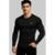 Camisa Masculina Manga Longa Térmica Proteção UV50 Academia e Corrida - Preto