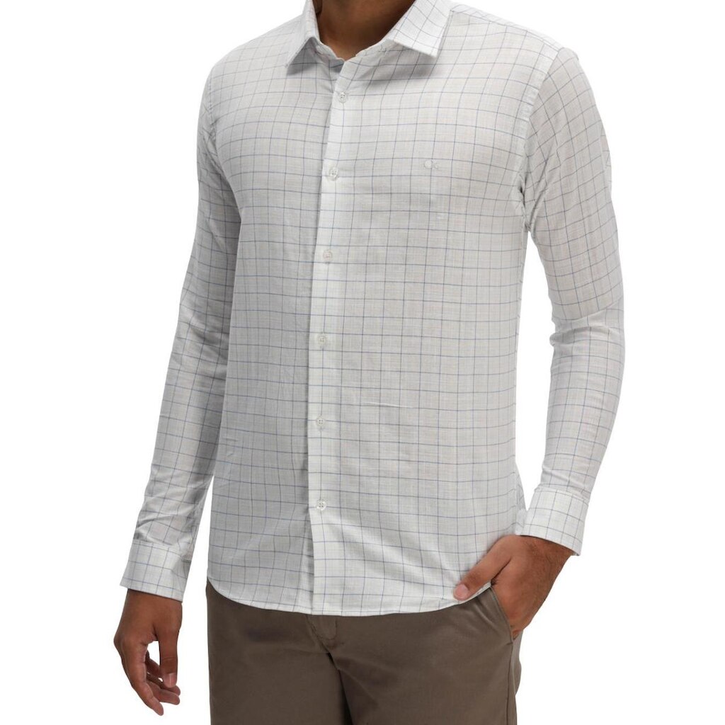 Camisa masculina ML xadrez Ogochi